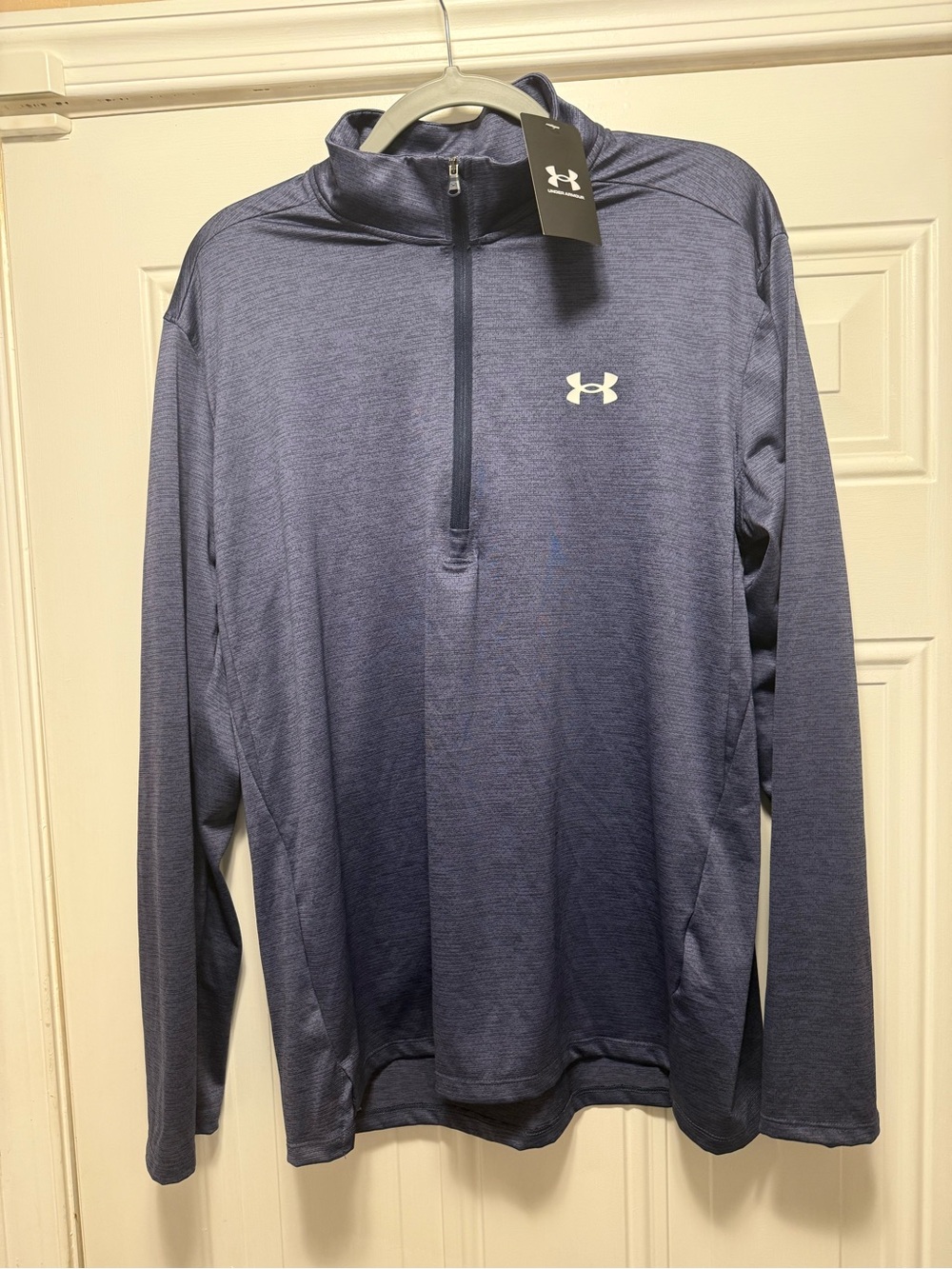NWT Under Armour Blue Quarter-Zip Performance Pullover